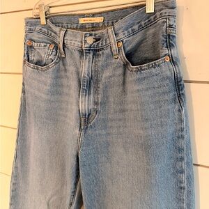 Levi's Rib Cage Wide Leg Light Blue Jeans